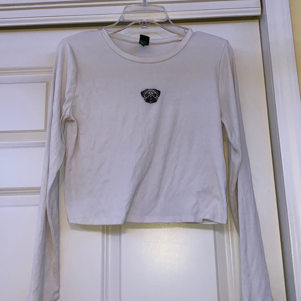 Wild Fable Long sleeve pug shirt